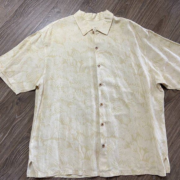 Tommy Bahama Other - Tommy Bahama Hawaiian Linen Silk Shirt Sz XXL